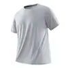 Camiseta Esportiva Masculina de Secagem Rápida Verão Novo Produto de Manga Curta para Exterior
