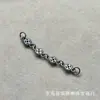 Prata antiga de Shanxi retrô do prata antiga franja link link fivela pingente colar pulseira DIY texto brincar acessórios
