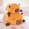 Almohada de Capibara, Muñeco de Capibala, Muñeco de Trapo para Dormir, Peluche Grande para Niños, Regalo para Mejor Amigo