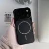 Design de Janela Grande Que se Transforma Instantaneamente em uma Capa de Celular Adequada para iPhone 17 Pro Max, Capa Dura Magnética Apple 16 com Toque de Pele, Cobertura Total Anti-Queda
