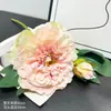 Flor artificial rosa flor de boda diseño de sala de bodas guía de flores para el camino flor interior flor de seda flor artificial exhibición en jarrón fila de flores