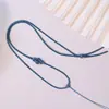 Cordón para Collar de Nudo Ruyi Estilo Nuevo Adecuado para Colgar Colgantes de Oro, Cordón de Collar Trenzado Ajustable Semi-Terminado para DIY