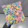 Elástico de cabelo infantil corda de cabelo para menina anel de cabelo não machuca a nova versão coreana de acessórios de cabelo para bebê desenho animado fofo super fofo corda de cabelo