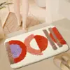 Alfombrilla Antideslizante Gruesa de Microfibra para Baño Xi'An Alfombrilla Absorbente para Suelo de Baño Felpudo Secado Rápido Entrada de Inodoro Hogar
