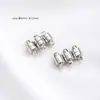 Fecho Magnético Forte Banhado a Ouro 14K Material Conector para Pulseira de Pérolas DIY Acessórios de Fecho Magnético Cilíndrico