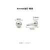 Clavos decorativos redondos de hierro para bricolaje transfronterizos con forma de hongo para cajas de dulces, artículos festivos, clavos decorativos de pie de doble punta en stock