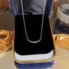 Collar de Acero de Titanio con Corazón de Amor de Moda que No se Desvanece para Mujer Diseño de Joyería Nicho de Verano Colgante Cadena Clavicular de Alta Gama Venta al por Mayor