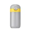 Nueva Taza Térmica de Acero Inoxidable 316 con Alto Atractivo Estético para Estudiantes, Taza con Popote Plegable, Taza Mini de Bolsillo Portátil, Guisante