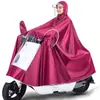 Impermeable para Patinetes Eléctricos, Motocicletas y Bicicletas, Ampliado y Engrosado, Poncho de Lluvia Largo de Cuerpo Completo para Hombres y Mujeres, A Prueba de Tormentas
