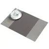 Mantel Individual Simple PVC Antideslizante Aislamiento Térmico Estilo Europeo Mantel de Mesa de PVC Desechable Ecológico Plato Vajilla Mantel Occidental