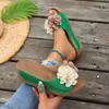 26 Sandálias de Plataforma com Salto Florais de Verão Novas Estilo Europeu e Americano Tamanho Grande, Chinelos Slip-On de Bico Aberto para Mulheres