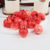 Fábrica de Origen Venta al por Mayor Frutas y Verduras Falsas Modelo de Manzana Artificial Manzana Roja Manzana Verde Decoración del Hogar Exhibición