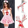 Nuevo Set de Mantel, Delantal, Guantes y Calcetines de Halloween 2023, Decoración de Halloween Guantes y Calcetines Manchados de Sangre al por Mayor