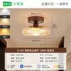 Luminária de corredor em estilo minimalista italiano para o hall de entrada, com um toque de luxo, na cor cinza esfumaçado, adequada para iluminação de teto de varanda e armário, feita de ferro