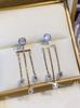 Pendientes de borla de plata con mariposa de circonita, dulces y exquisitos, estilo femenino, ligeros, de lujo, de alta gama, retro, combinables con todo.