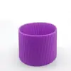 Capa de Copo de Água Esportivo, Capa de Copo de Silicone com Textura Listrada Vertical, Capa de Copo de Vidro Casual, Capa de Silicone para Copo Portátil 75cm