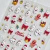 Tomoni pegatinas finas y resistentes para uñas calientes lindas japonesas 2D para uñas ins joyería para uñas de Navidad al por mayor