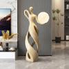 Figura artística adornos de piso regalo de inauguración de casa lámpara escultura abstracta decoraciones de bienvenida para lobby de hotel de alto nivel
