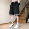 Shorts de Verano para Hombre Correr Casual Deportes Baloncesto Shorts de 5 Pulgadas Estilo Americano Pantalones de Longitud Media Estilo Hong Kong Playa Shorts Grandes Atractivos