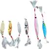 Luya isca de metal lantejoulas tiro longo Sanguessuga Luya isca 2.5-25g baixo de água doce beading mandarim bagre metal