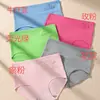 Ropa interior para mujer talla grande transfronteriza con etiqueta de lavado en inglés, Bragas de algodón 100% de cintura alta, Venta al por mayor de estilo europeo y americano popular