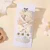 Amazon Set de Pasadores para el Cabello Infantil Cuadros Puntos Flor de Estambre Clip para Flequillo de Niñas Mini Accesorios para el Cabello Lindos para Niñas 5218