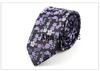 Corbata Estrecha Elegante Algodón 6cm Estilo Coreano Corbata Estrecha Pequeña Delgada Hombres y Mujeres Corbata de Cuello Anacardo Paisley