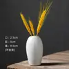 Mini jarrón de arena púrpura jarrón pequeño de cerámica decoración de plantas ins jarrón de flores secas artesanías hecho a mano