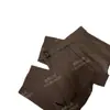 Liquidación 140 Cintura de Piel de Cordero Mezcla de Lana Fina Cálidos Ajustados Acortados Pantalones Paperbag Pantalones de Vestir