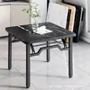 Mesa dobrável, mesa de jantar, mesa baixa simples para uso doméstico para montar barracas, mesa baixa para fast food, mesa quadrada pequena para dormitórios e barracas de rua