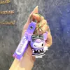 Llavero de Muñeca de Dibujos Animados Sanrio Kulomi, Colgante de Máquina de Bolas, Llavero Lindo para Bolsos, Pequeño Regalo al por Mayor