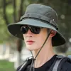 Chapéus de Proteção Solar Cuidadosamente Selecionados para Homens, Chapéus de Pesca para Viagens de Verão, Chapéus para Esportes ao Ar Livre como Caminhada e Ciclismo, Montanhismo