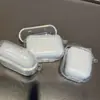 Adequado para estojo de fone de ouvido Bluetooth Apple AirPods 1ª/2ª/3ª geração Estojo de fone de ouvido transparente Pro2 material Pro pode ser pintado