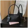 Comércio exterior transfronteiriço: Bolsa de palha feminina de fábrica, bolsa versátil de ombro, bolsa de mão de ombro único para mulheres
