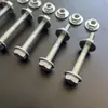 Parafusos para Truss, Porcas, Flanges com Pastilhas, Parafusos Galvanizados M8 para Estruturas de Iluminação de Casamento, 14 Chaves