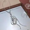 Collar Colgante de Bombilla Imitación Frío y Helado Estilo Coreano para Mujer 2026 Nuevo Más Vendido Cadena Clavícula de Gama Alta