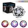 Luz de freio colorida modificada para motocicleta Luz traseira piscante Angel Eyes Luz de freio e traseira LED para motocicleta elétrica Luz de freio luz traseira de freio