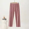 Leggings de Pana Adelgazantes para el Hogar para Mujer, Otoño/Invierno 2026, Color Sólido de Cintura Alta, Adecuados para el Hogar y el Exterior, Pantalones Cortos