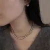 Moda y Popular Hebilla Yuanbao Collar de Perlas para Mujer Todo-partido Nicho Cadena de Lana Apilado Ligera Lujo con Cuentas Accesorios de Alta Gama