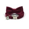 MIHA fan ha jefe nuevo gato mascota lazo collar campana gato collar lazo set