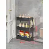 Carrito de Estantería de Almacenamiento de Múltiples Niveles de Pie para Baño, Inodoro, Sala de Estar y Espacios de Cocina