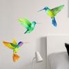Shang Yi SP-S0009 Tres Colibríes Decoración de Pared para Habitación Infantil Pegatinas de Pared Autoadhesivas Embellecimiento de Sala de Estar Pegatinas de Pared de Fábrica
