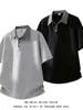 Camisa Polo de Manga Corta con Solapa Transfronteriza para Hombre, Camiseta de Verano de Marca de Moda, Estilo Coreano Moda 2026 Nuevo Top Versátil