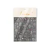Pegatinas Tomoni para Uñas con Relieve DIY Populares Estilo Fresco de Primavera Pegatinas para Uñas Coloridas Decoraciones Florales para Uñas