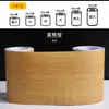 Adesivo de grão de madeira autoadesivo capa de madeira maciça cobrir furos reparar piso madeira borda de porta wrap tira decorativa renovação de guarda-roupa móveis