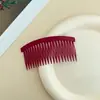 Presilha de Cabelo Fosca da Moda para Mulheres, Pente Grande para Arrumar Cabelos Soltos, Pente de Cabelo, Presilha de Franja, Acessório de Cabelo para a Parte de Trás da Cabeça, Grampo de Cabelo