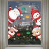 XH9325 novos adesivos de parede de Natal quarto sala de estar removível Santa House quarto sala de estar adesivos de Natal