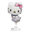 Nuevo Globo de Papel de Aluminio de Gato Forma de Dibujo Animado Gato Kt Globo de Papel de Aluminio Decoración de Fiesta de Cumpleaños para Niña Bebé