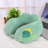 Almohada en forma de U para viajes, cervicales, para avión, para coche, para estudiantes, portátil