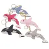 Serie de Animales Marinos Beiman Llavero de Cuero de Ballena y Delfín de Peluche de Colores Colgante de Tiburón Accesorios para Coche